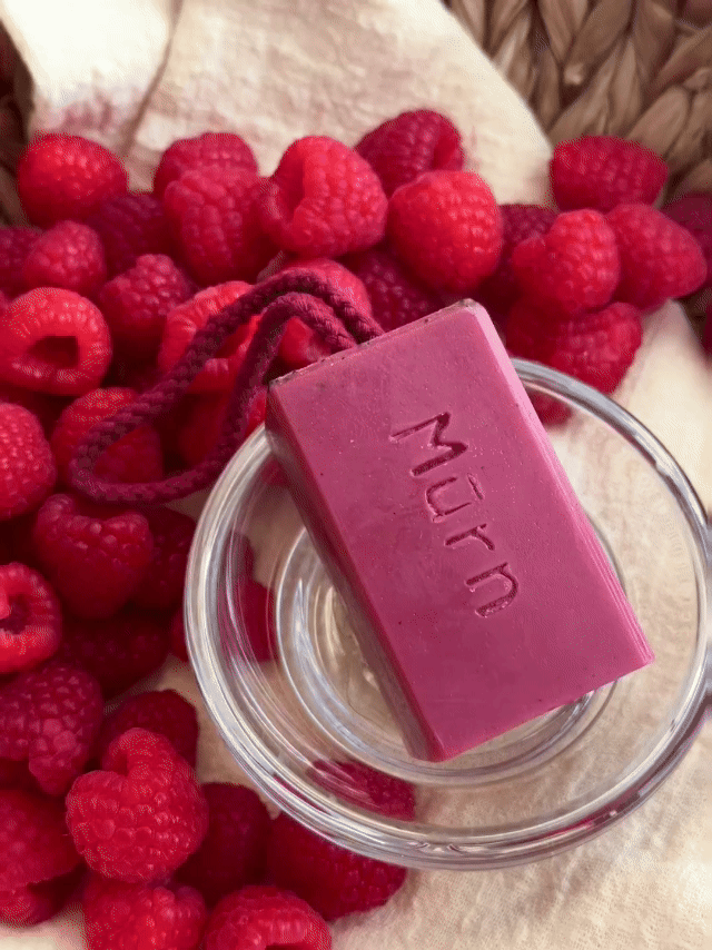 Artisan Raspberry Jam Lanyard Handmade Soap – Gentle Exfoliating Bath Bar (120g)