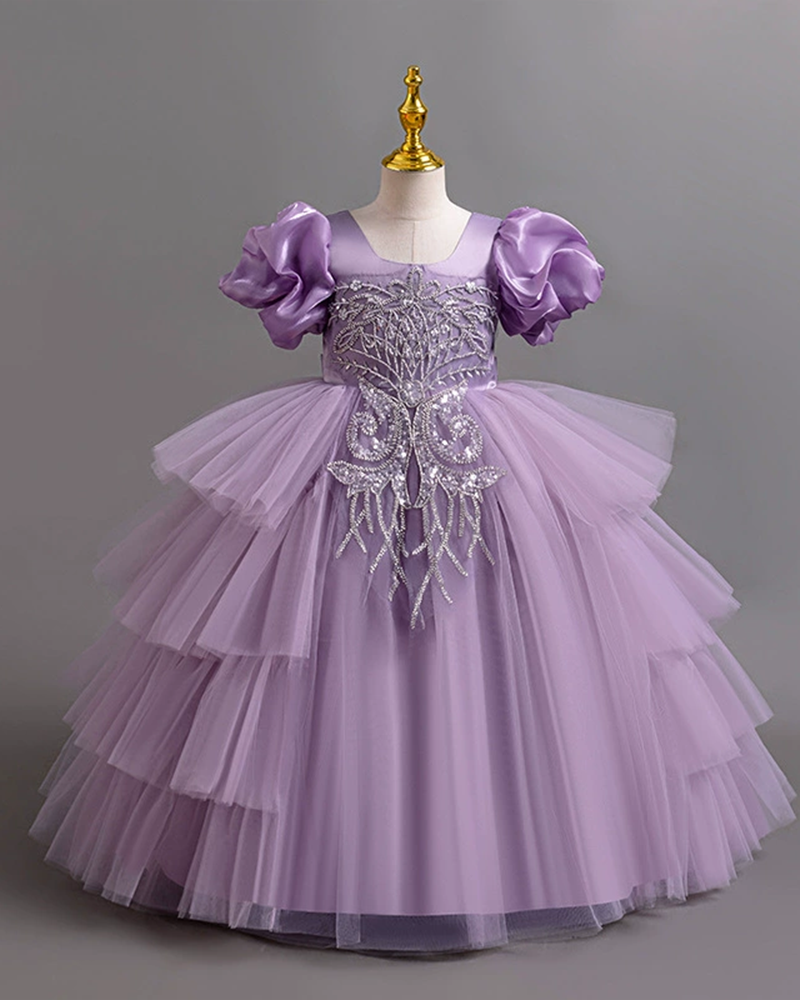🎀Elegant Puff: Dreamy Tulle Ball Gown for Timeless Glamour ✨