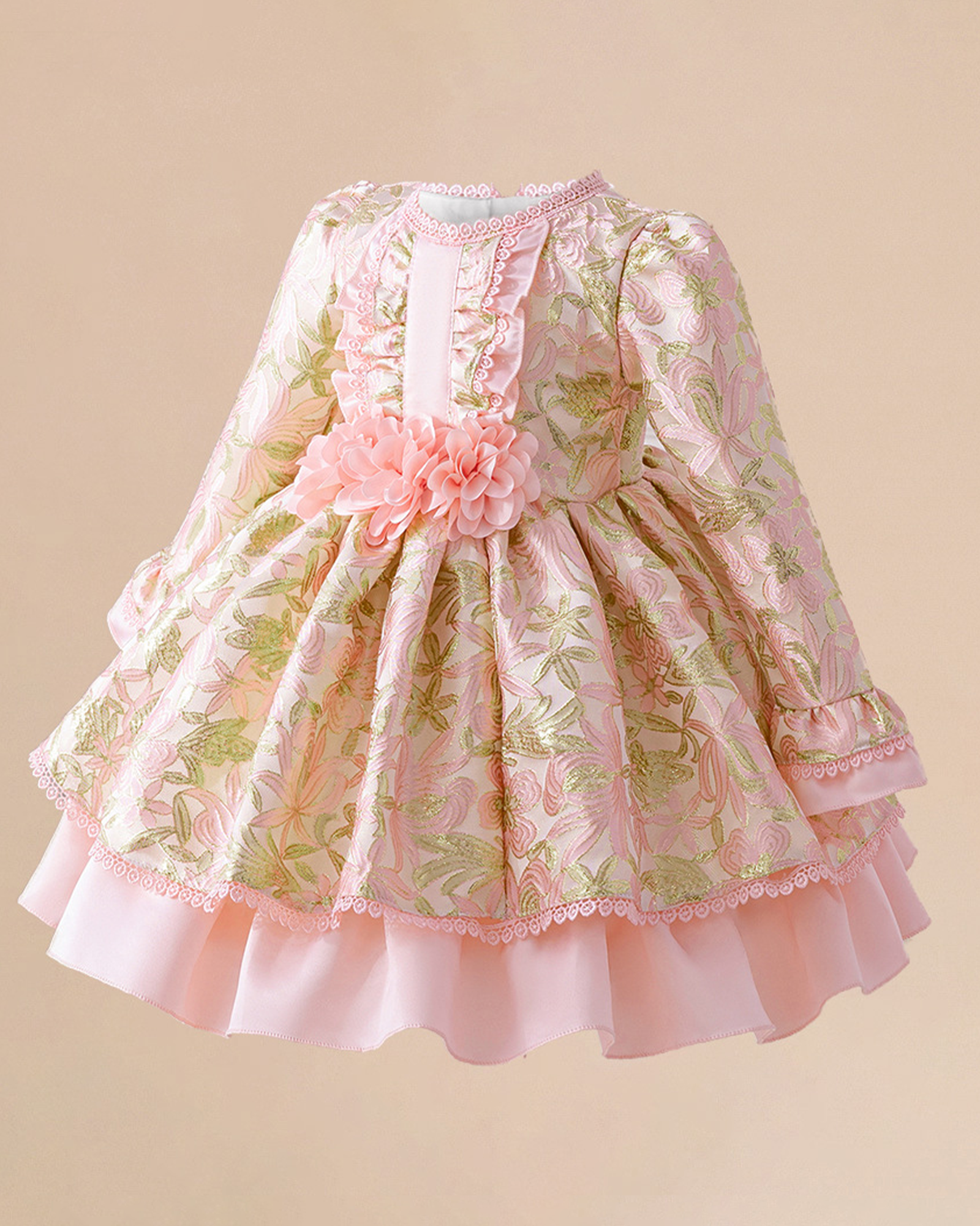 🌸Early Autumn Embroidered Long-Sleeve Gown 🌸