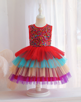 🎂Birthday Bloom: Rainbow Tiered Cake Dress✨