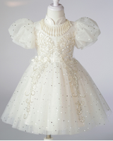 ✨ Puff Sleeve Tulle Princess Dress – Fluff, Fun & Fairy Twirls 🎀