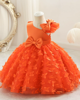 🦋Flutter Fantasy: 3D Butterfly Princess Dress for Little Dreamers 🦋