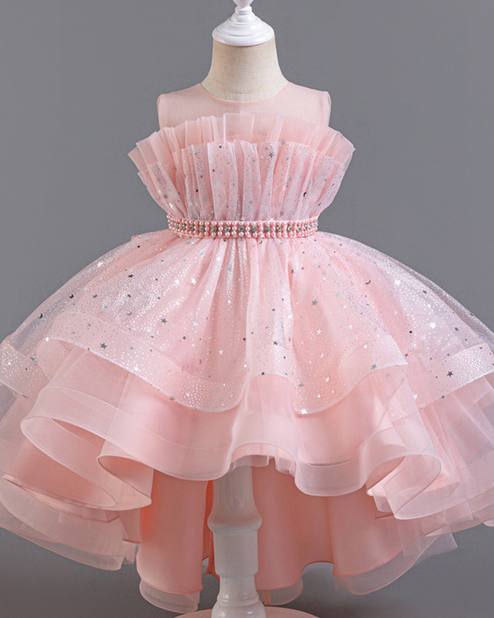 🌠Starry Asymmetrical Dress – Glow-in-the-Dark Tulle 🌠