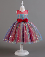 🌈Rainbow Star Ballerina Dress – Glow Magic 🌟