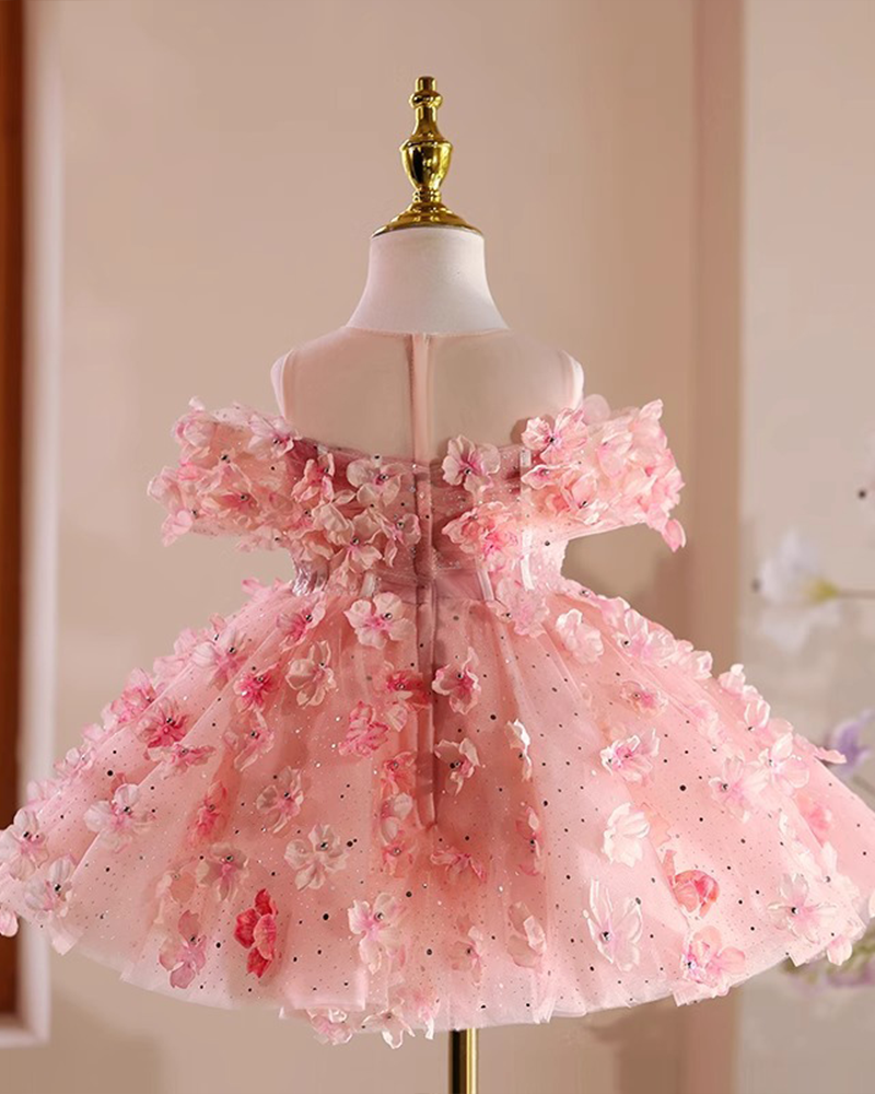 🌸Fairy Blossom: Petal Pink Tulle Gown✨