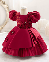 🌟 Sequin & Bloom A-Line Dress – Sparkle, Petals & Play ✨