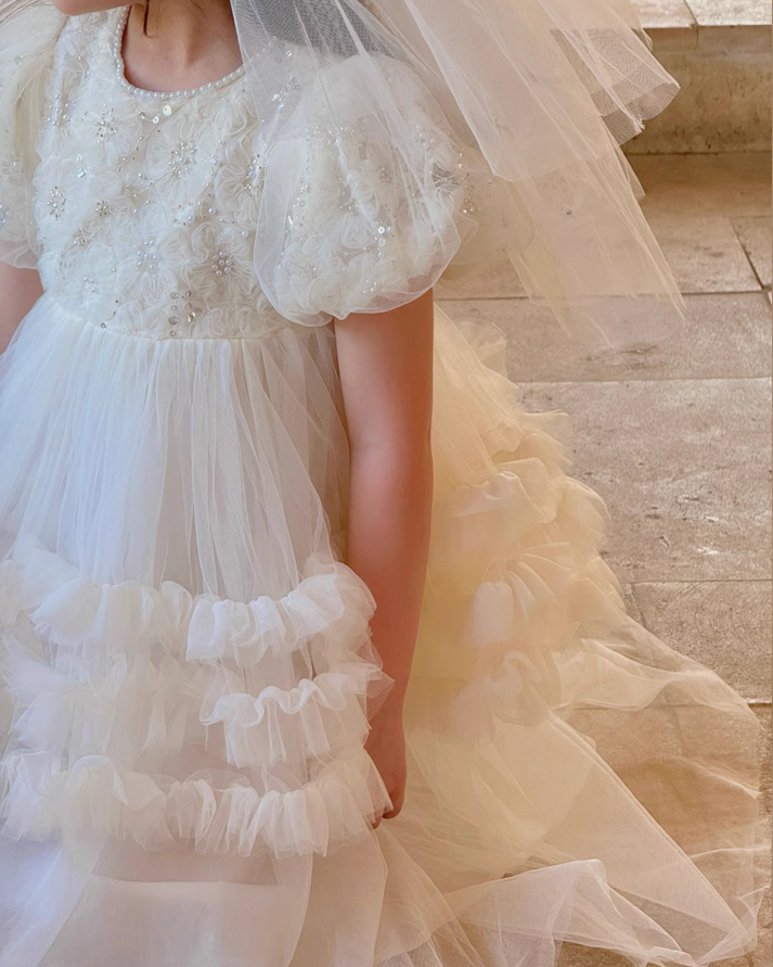 👑Garden Princess" Birthday Dress – Blooming with Elegance👑