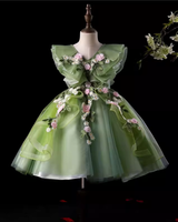🔥BESTSELLER🔥 Floral Fairy Princess Dress – Whimsical Blooms & Ethereal Tulle ✨