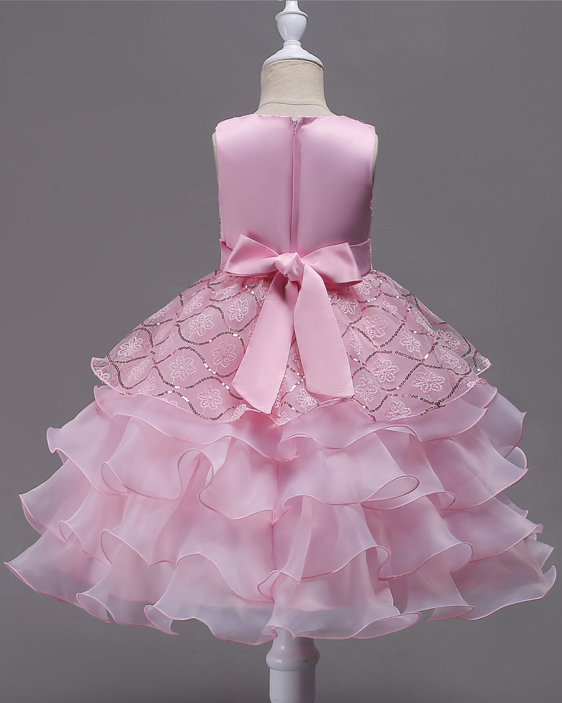 ✨Diamond Sparkle Princess Dress – Layered Tulle & Sequin Elegance ✨