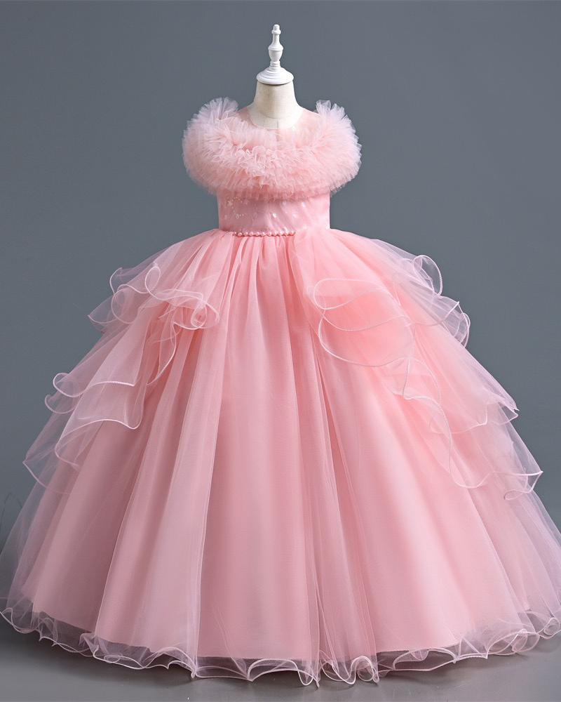 🌸Pink Fantasy" Princess Gown – A Dream in Tulle🌸