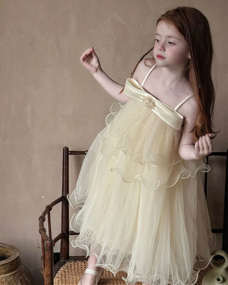 🌙Butterfly Bow Tulle Dress – A Fairytale Come to Life🌙