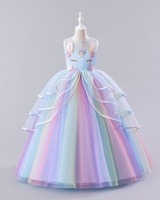 🐰Bunny Bliss : Colorful Gradient Tulle Dress for Little Princesses ✨