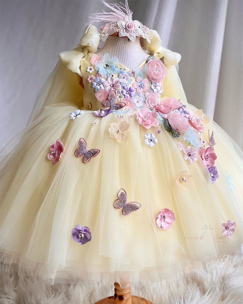 🌸Pastel Garden" Princess Dress – A Whimsical Dream🌸