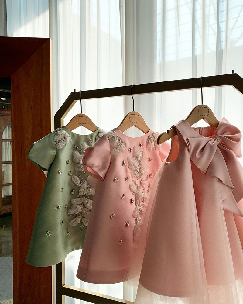 ✨Pearl Blossom" A-Line Dress – Timeless Radiance✨