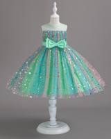 🌈Rainbow Star Ballerina Dress – Glow Magic 🌟