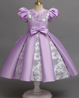 🎀 Elegant Bow-Waist Princess Dress – Grace in Every Twirl ✨