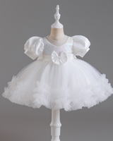 ✨ Sequin Sparkle Tulle Dress – Puff Sleeves & Princess Dreams 🎀