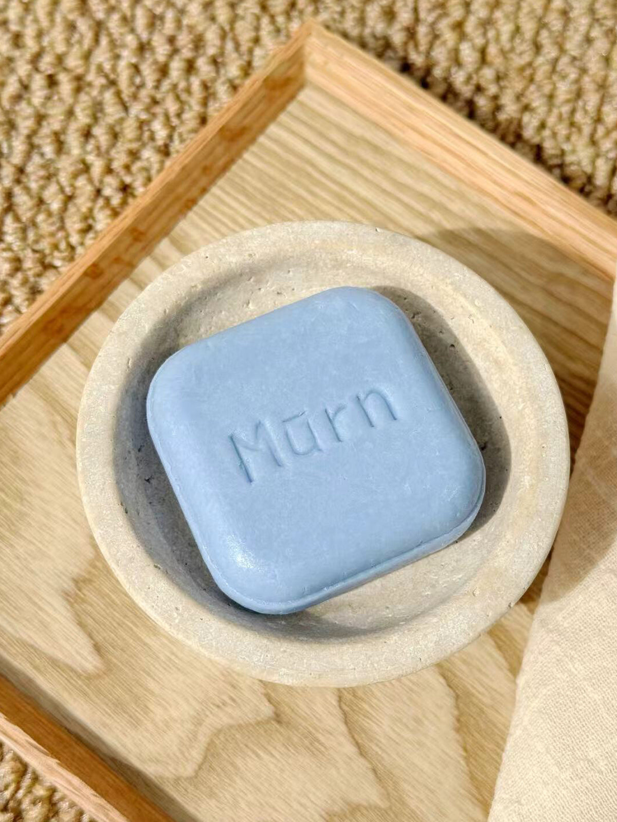 Artisan Sea Salt Coconut Handmade Milled Soap – Refreshing Moisturizing Bath Bar (80g)