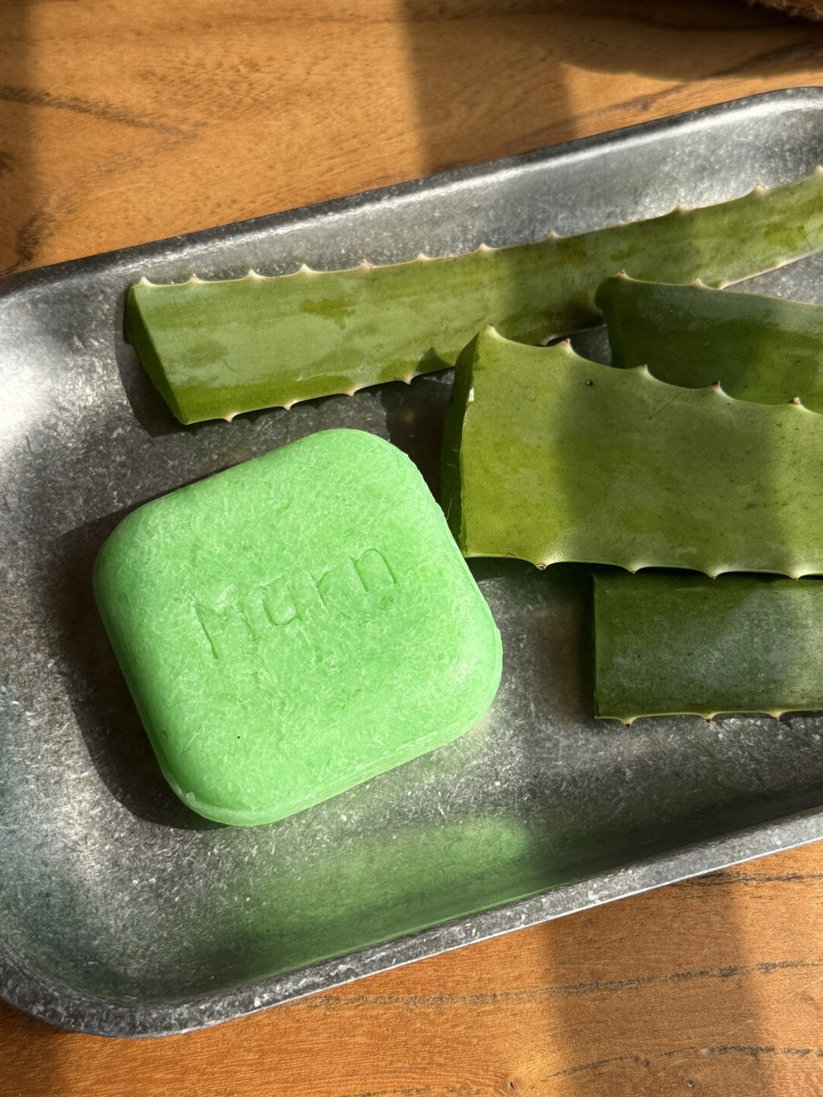 Artisan Aloe Vera Handmade Milled Soap – Soothing Hydrating Bath Bar (80g)