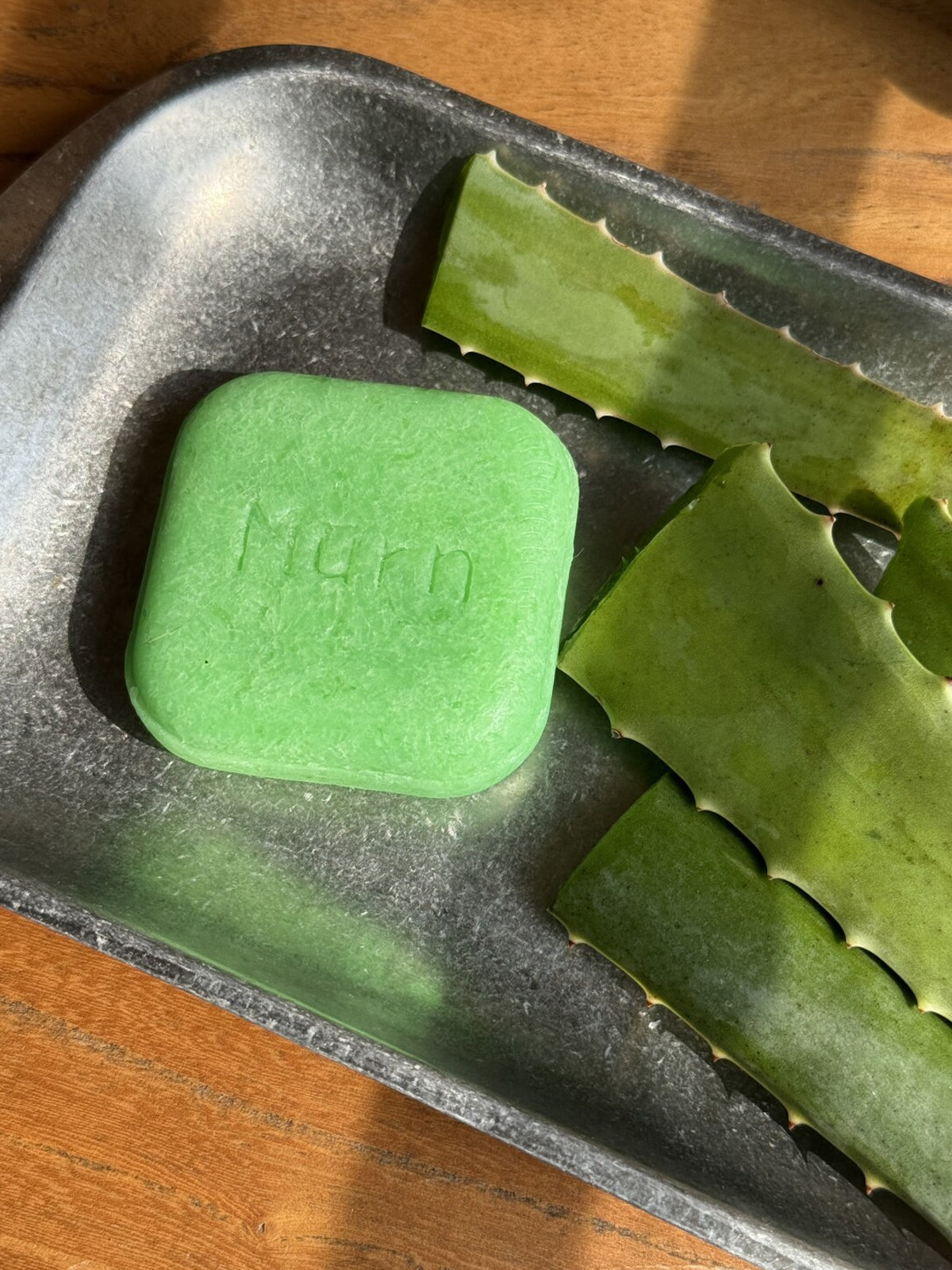 Artisan Aloe Vera Handmade Milled Soap – Soothing Hydrating Bath Bar (80g)