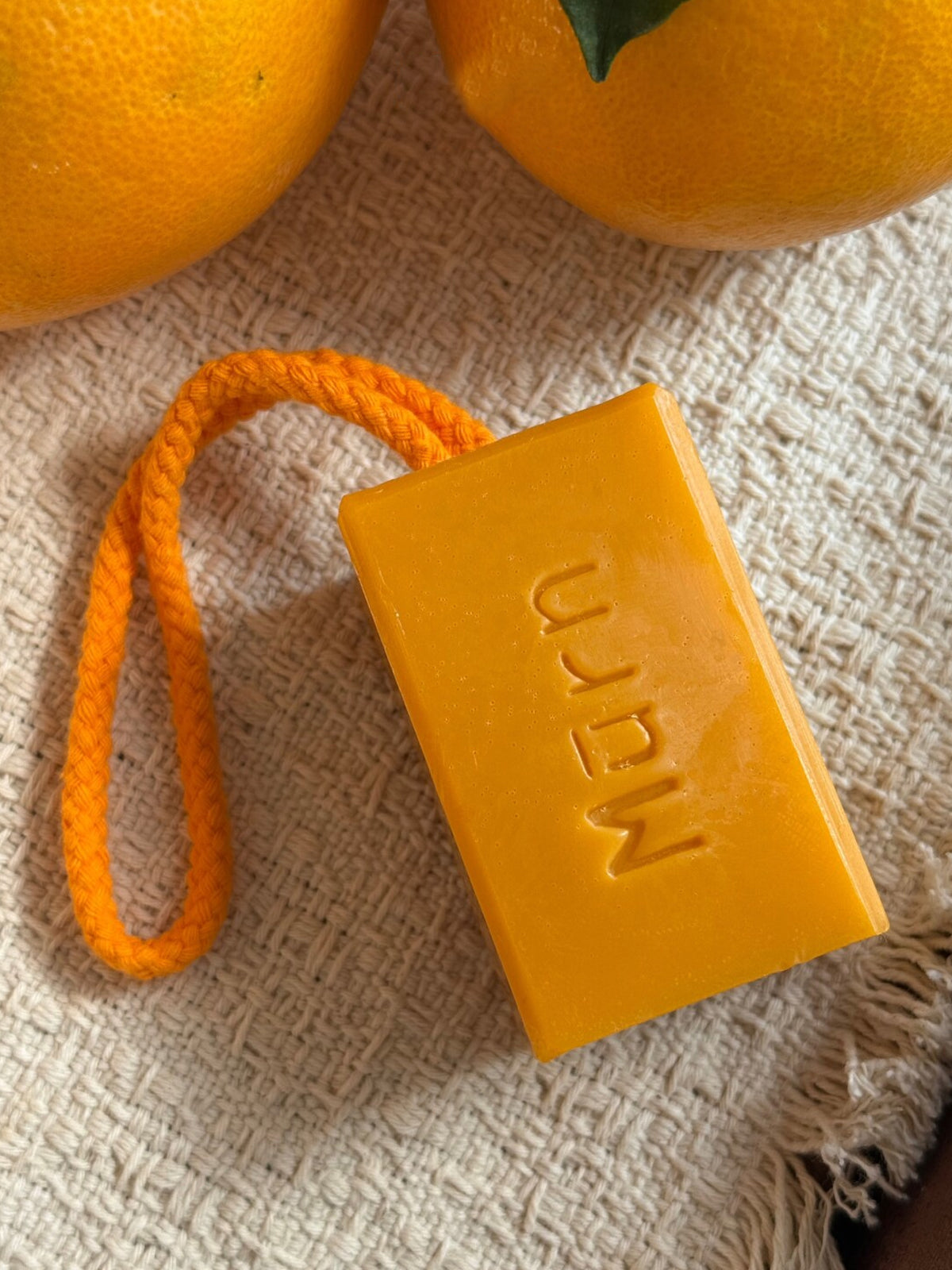 Artisan Sicily Citrus Lanyard Handmade Soap – Vitalizing Brightening Bath Bar (120g)