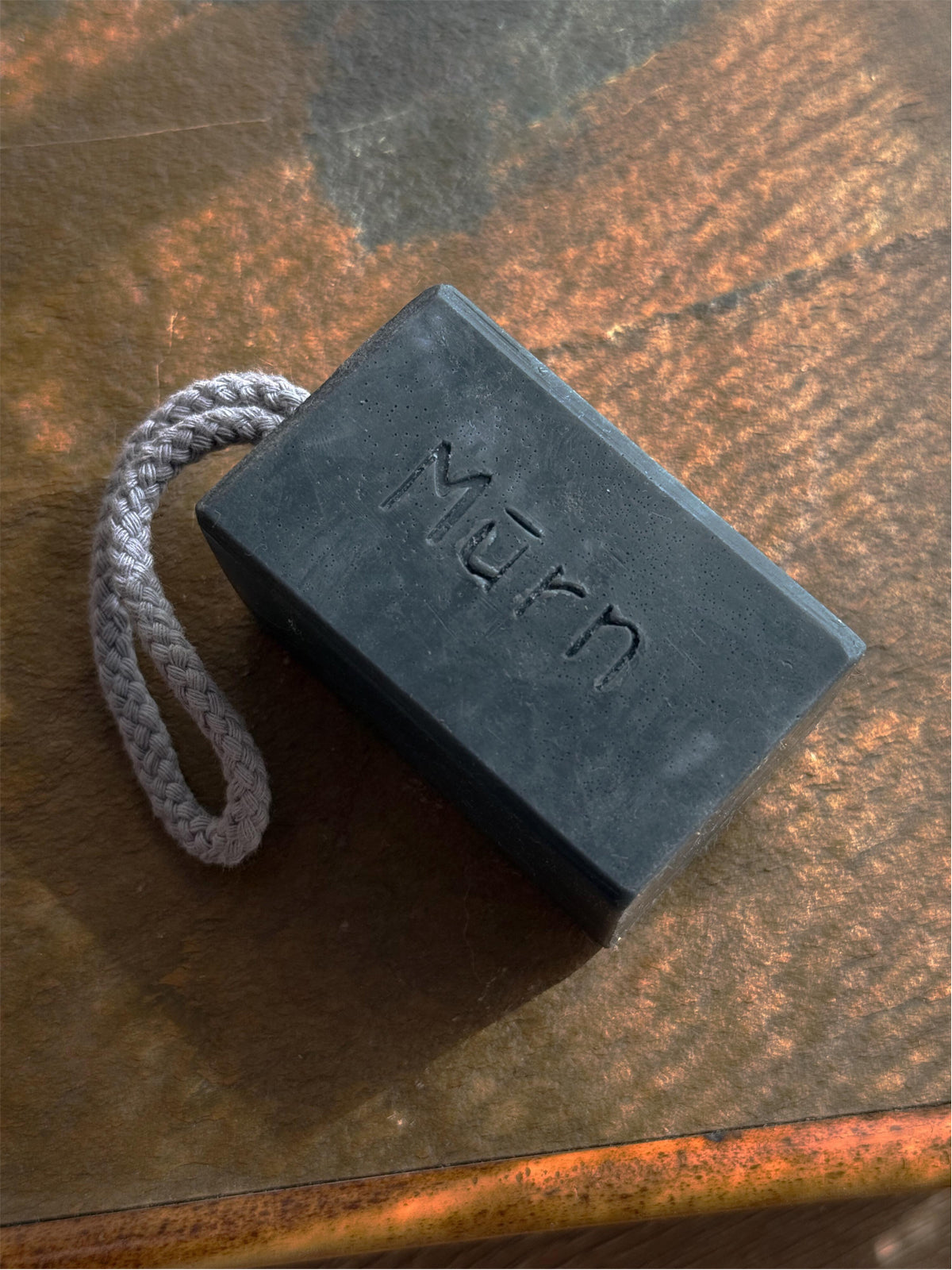 Artisan Charcoal Ebony Lanyard Handmade Soap – Deep Cleansing Oil Control Bath Bar (120g)