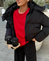 Short Puffer Down Jacket