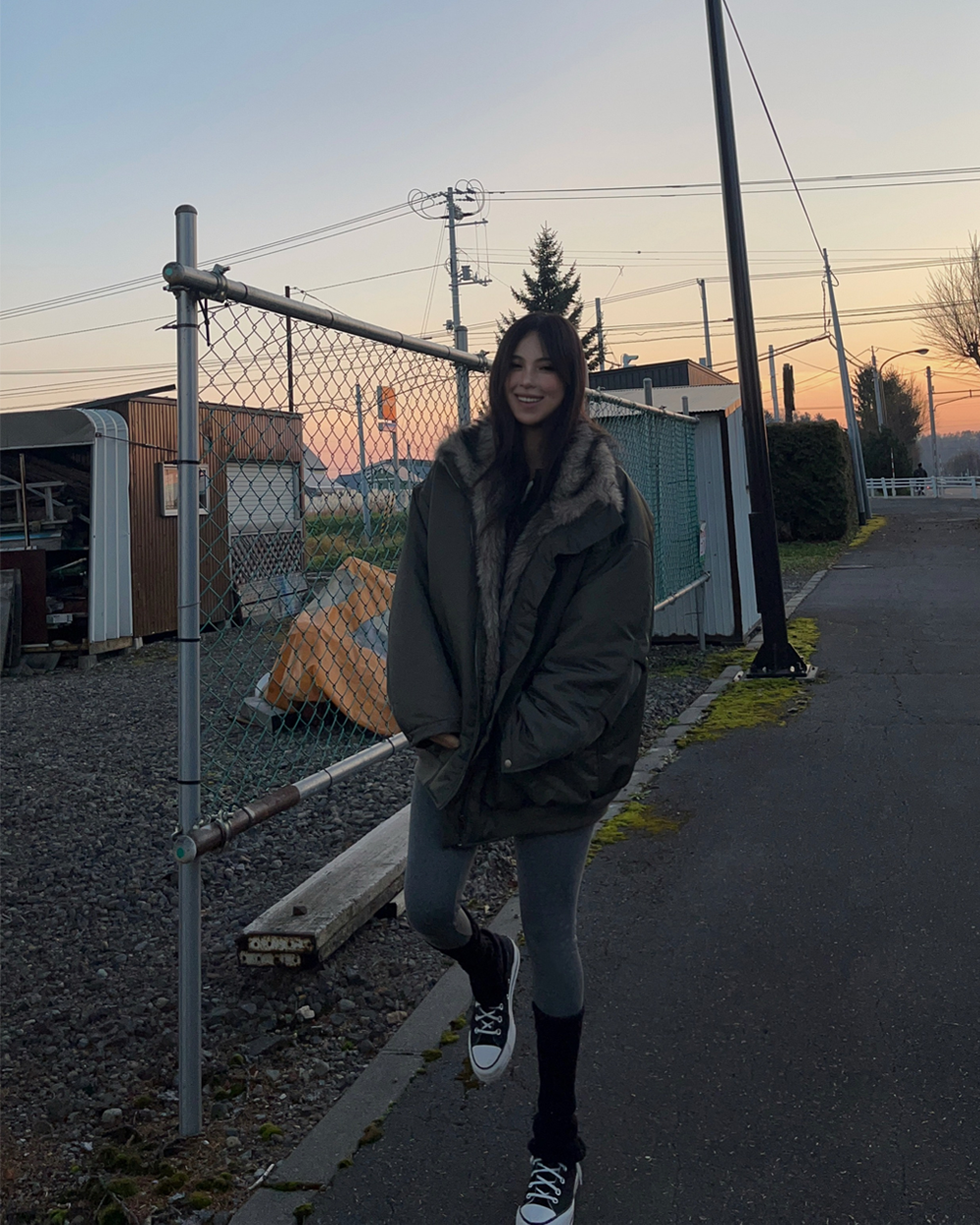 Heavyweight Plush Lining Parka Jacket