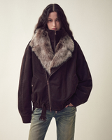 Firelady Northern Song Two-Tone Toka Fur-Trimmed Down Parka Coat