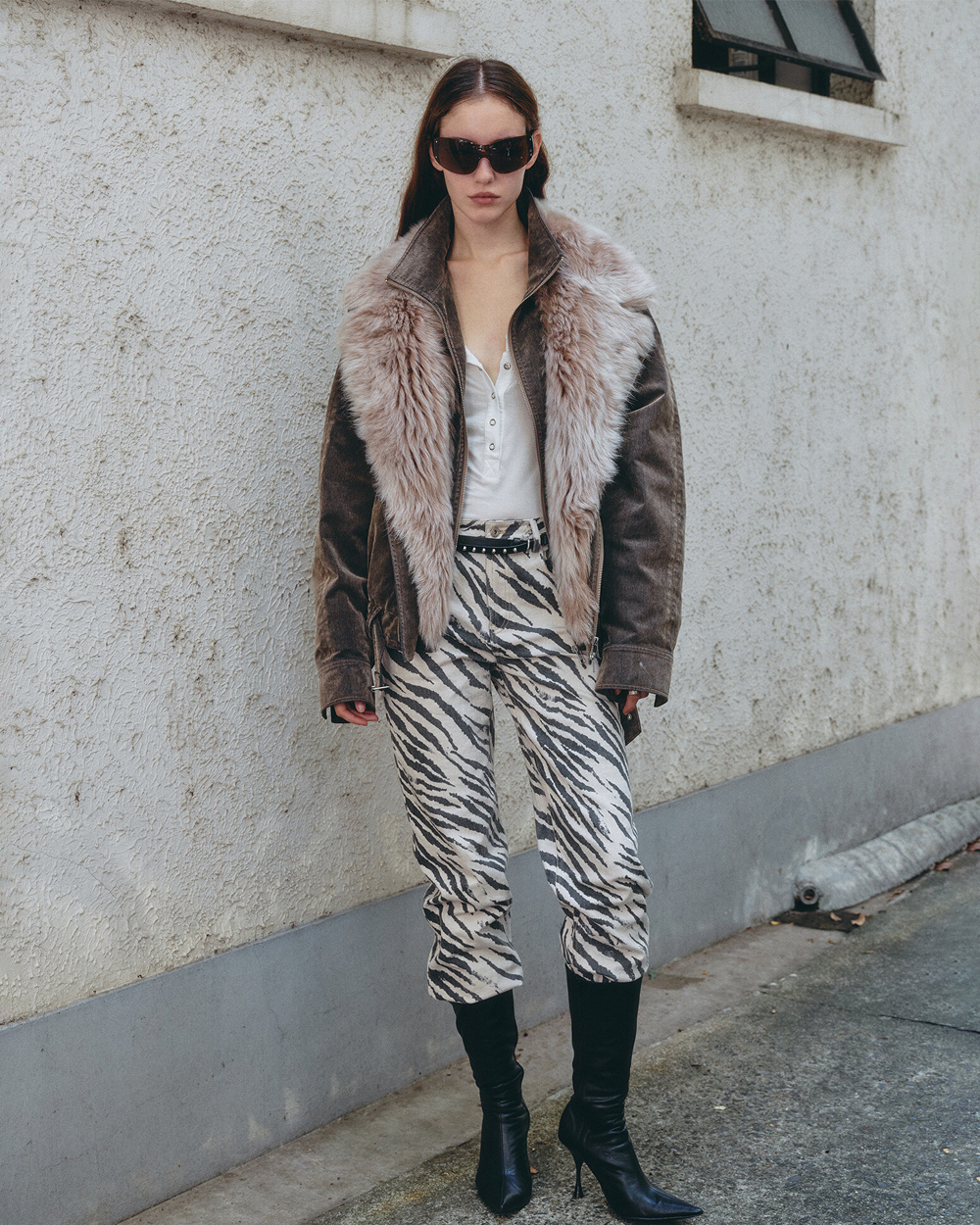 Firelady Northern Song Two-Tone Toka Fur-Trimmed Down Parka Coat