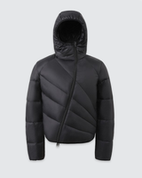 Cross-Zip Puffer Jacket
