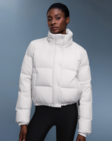 Detachable Hood Thickened Warm White Duck Down Jacket