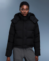 Detachable Hood Thickened Warm White Duck Down Jacket